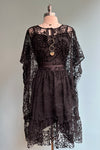 Spiderweb Mesh Mini Caftan Dress
