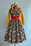 Rooster & Chicken Vintage Dress by Retrolicious