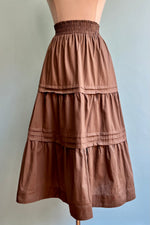 Coco Tiered Maxi Skirt with Elastic Waist