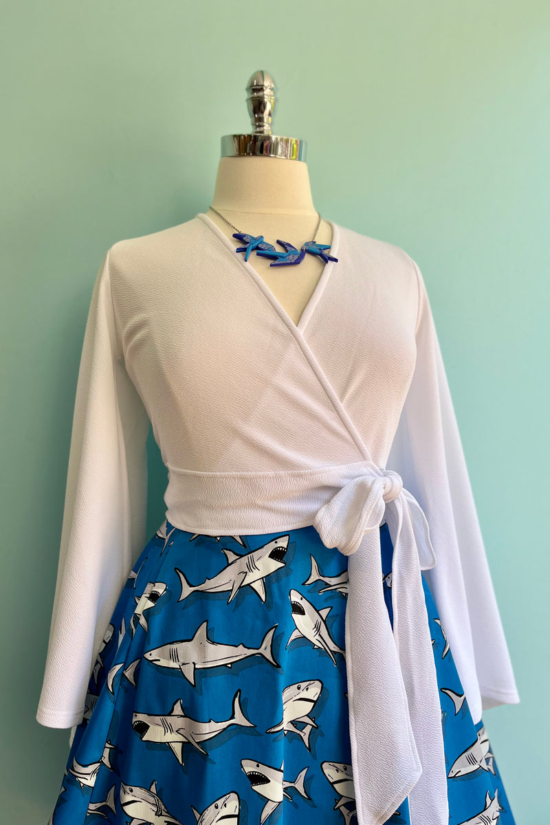 Sharks Full Skirt by Eva Rose