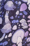 Lavender Mushroom Midi Skirt by Morning Witch