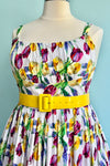 Tulips and Hyacinth Norma Jean Dress by Retrospec'd