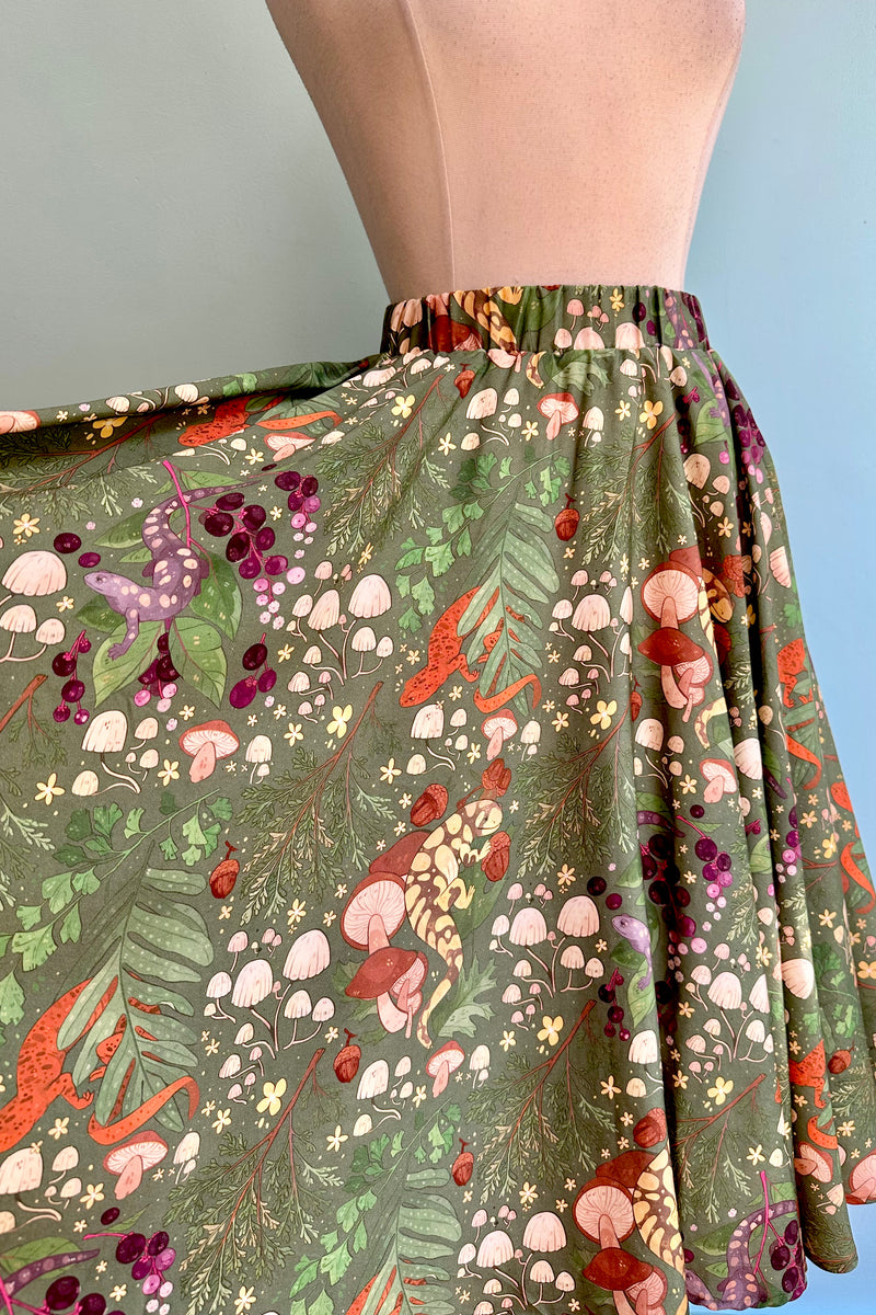 Salamander Woods Midi Skirt by Morning Witch