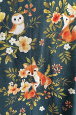 Dark Teal Woodland Friends Cindy Skirt by Heart of Haute