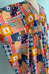 Purple Patchwork Woven Midi Caftan by Blue Platypus