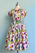 Tulips and Hyacinth Connie Dress by Retrospec'd