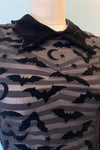 Roo Bat Mesh Crop Top by Collectif