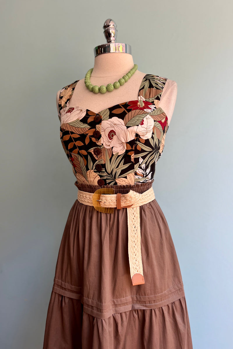 Coco Tiered Maxi Skirt with Elastic Waist