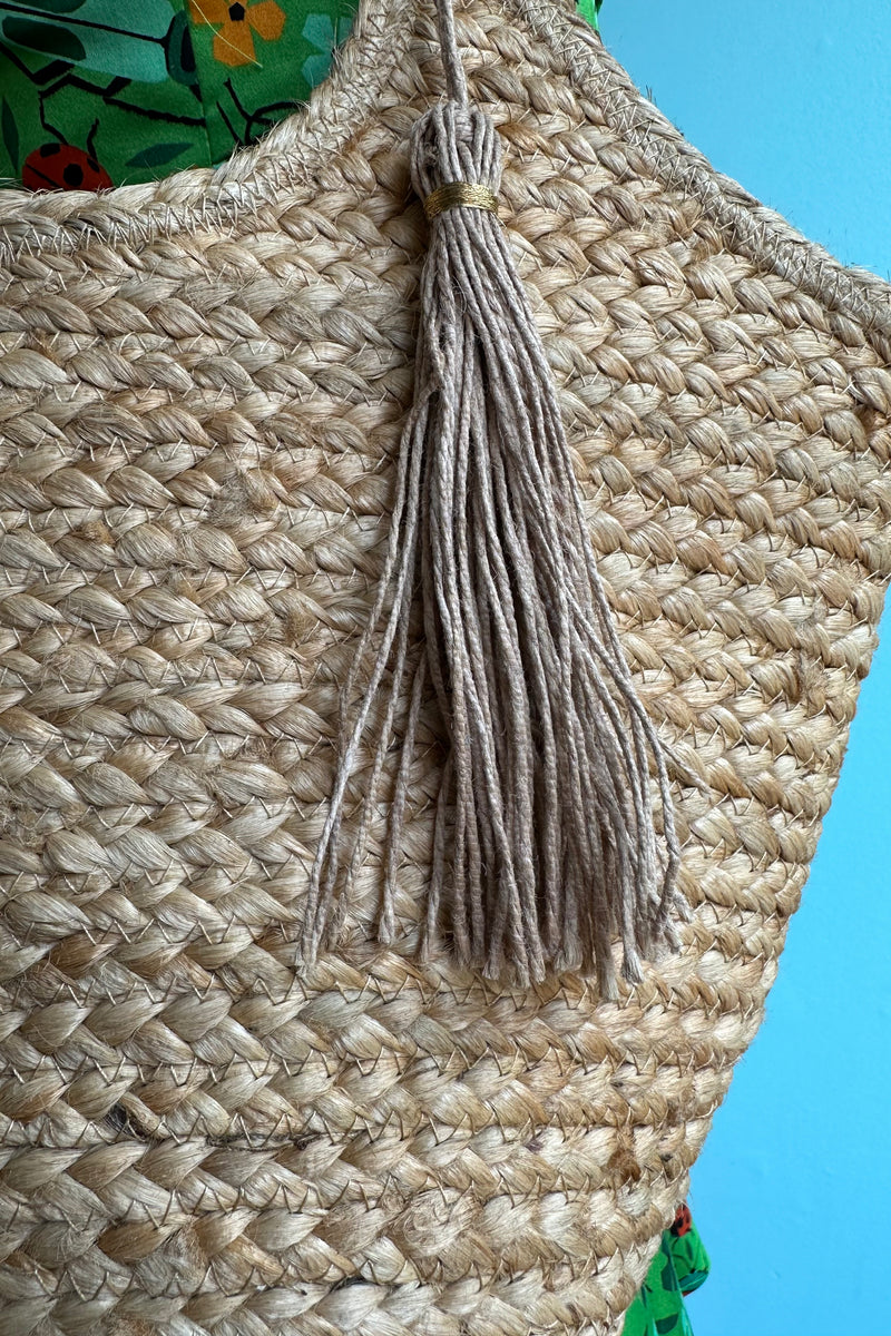 Natural Jute Arielle Tote Bag