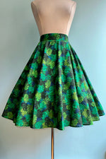 Monstera Leaves Circle Skirt by Heart of Haute