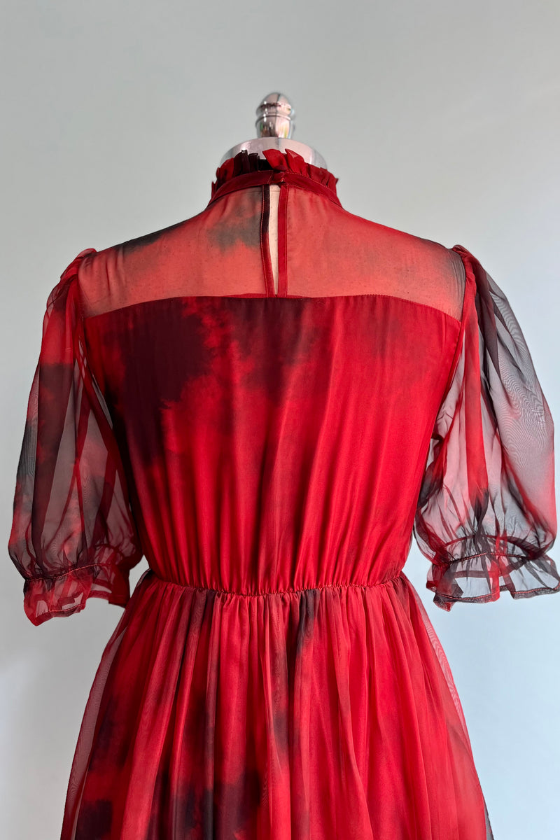 Red and Black Alchemy Dress by Katakomb