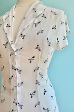 Soaring Seagulls Evie Blouse by Emily and Fin