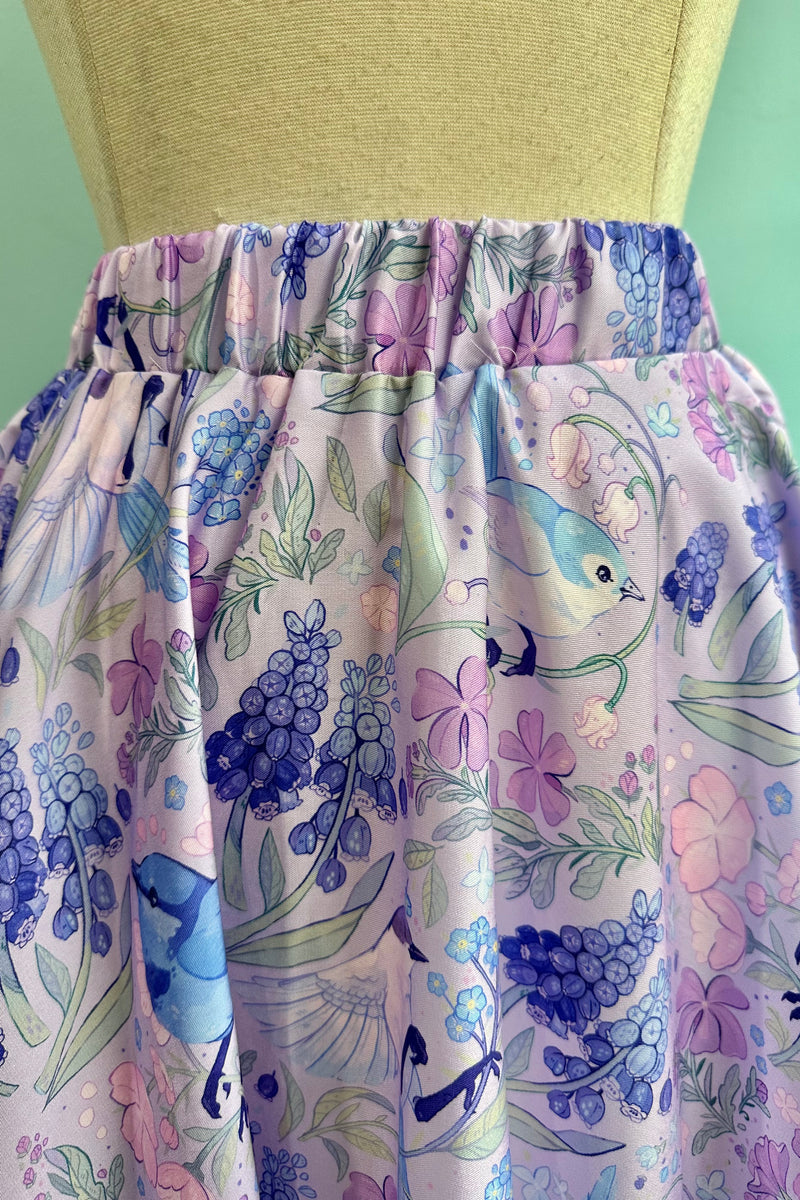 Fairy Garden Midi Skirt by Morning Witch