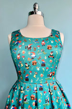 Green Garden Gnome Amanda Dress by Dolly & Dotty