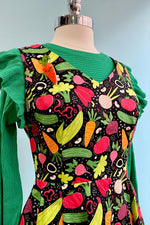 Veggie V-Neck Dress by Eva Rose