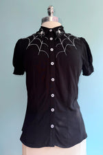 Arania Spiderweb Top by Hell Bunny