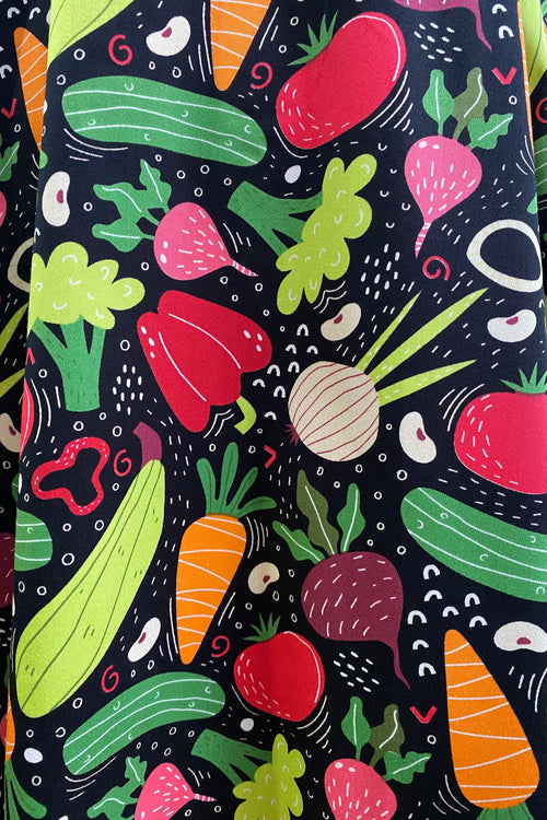 Veggie V-Neck Dress by Eva Rose