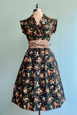 Dark Teal Woodland Friends Cindy Skirt by Heart of Haute
