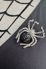 Black Spiderweb Neckline Dress