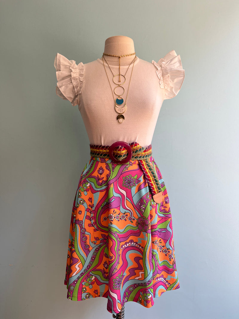 Psychedelic River Skirt