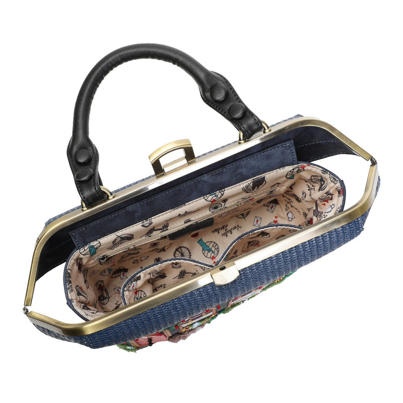 Old Post Office Grab Bag in Navy by Vendula London