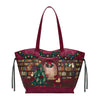 Christmas Library Stella Tote Bag by Vendula London