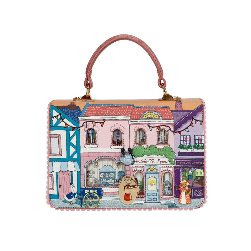 Victorian Tea Rooms Cassie Handbag by Vendula London