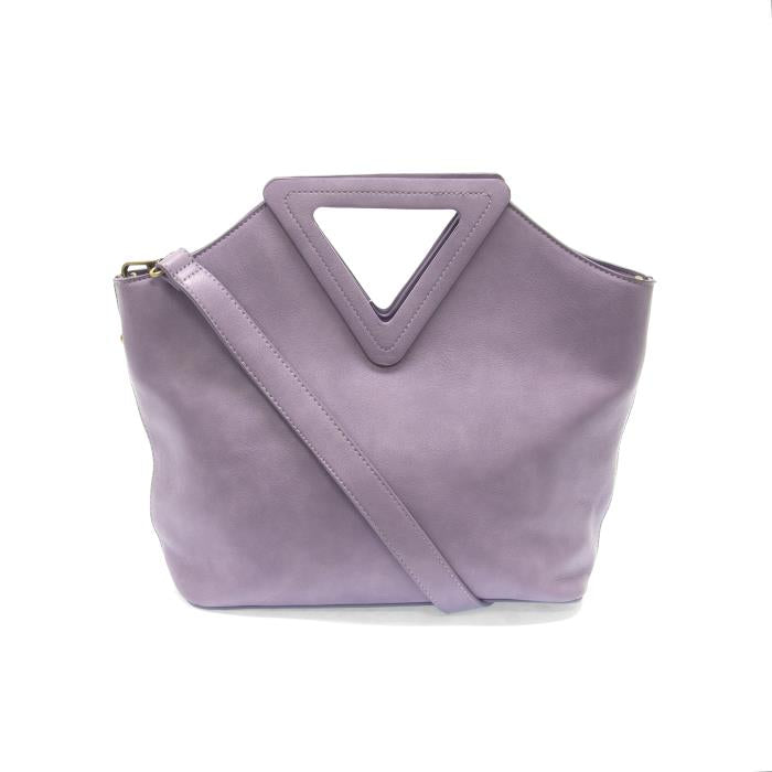 Sophie Triangle Cut-Out Handle Bag in Multiple Colors