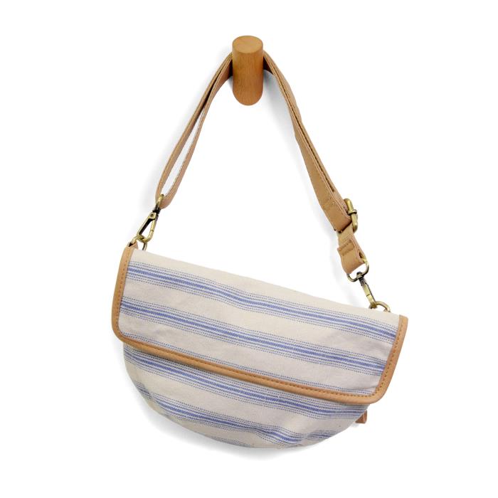 Pencil Stripe Canvas Sling Bag in Multiple Colors