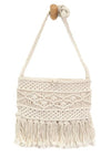 Macrame Cross Body Bag in Multiple Colors!