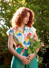 Ivory Tulips Peggy Top by Palava