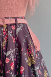Hollyhocks Floral Dakota Skirt by Collectif