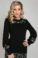 Stevie Berry Floral Sweater by Collectif