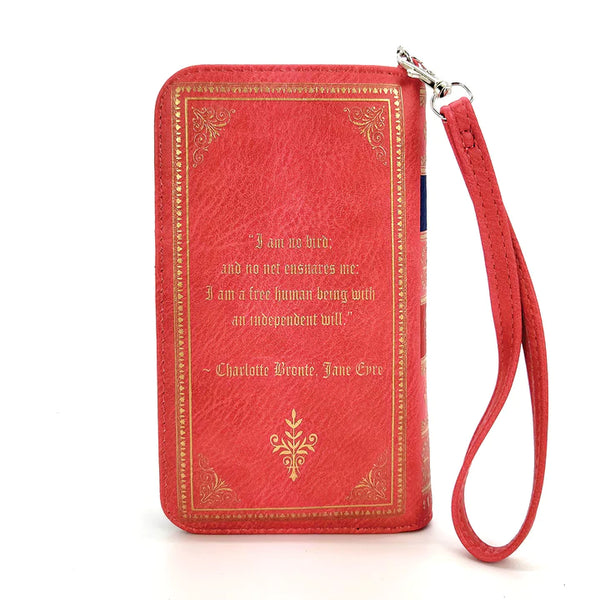 Jane Eyre Book Wallet in Red – Modern Millie