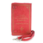 Jane Eyre Cross-Body Book Bag in Red