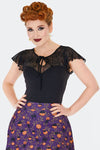 Spiderweb Lace Top by Voodoo Vixen