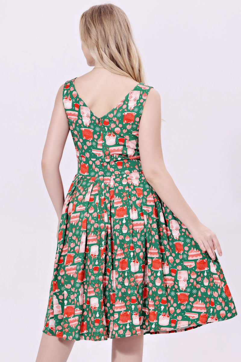 Holiday Cakes Lily Dress by Miss Lulo