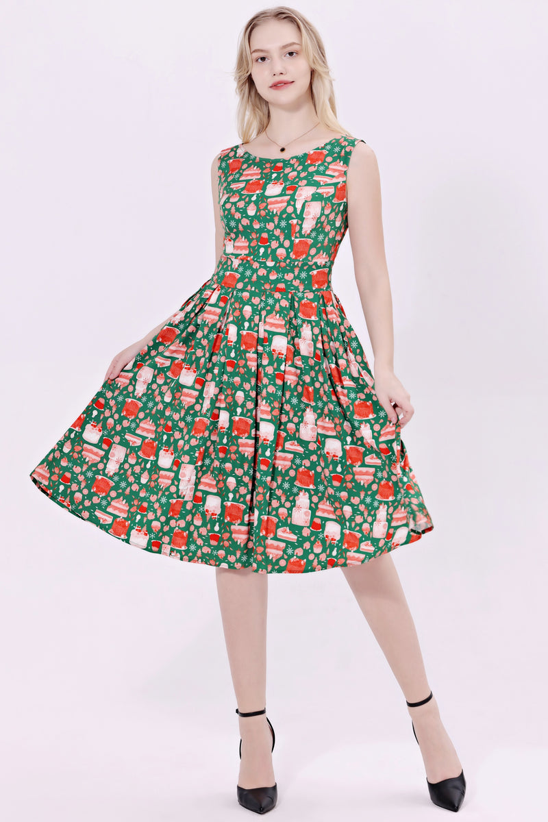 Holiday Cakes Lily Dress by Miss Lulo