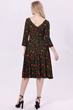 Grand Piano Emma 3/4 Sleeve Dress by Miss Lulo