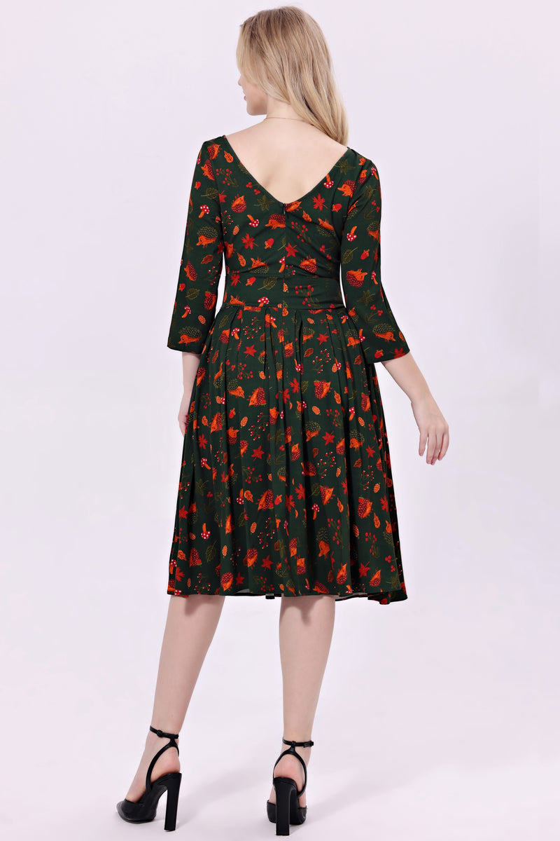 Grand Piano Emma 3/4 Sleeve Dress by Miss Lulo