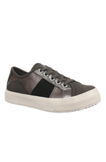 Black and Gunmetal Super Smile Sneakers by Blowfish