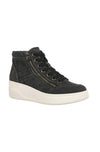 Camden Canvas High-Top Sneakers in Black by Blowfish