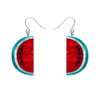 Viva La Vida Watermelon Drop Earrings by Erstwilder