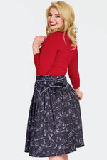 Midnight Western Skirt by Voodoo Vixen