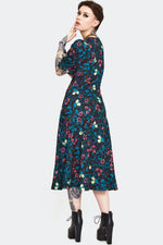 Venus Flytrap Midi Dress by Jawbreaker