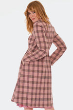 Pink Plaid Coat by Voodoo Vixen