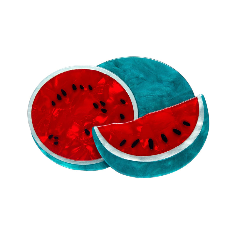 Viva La Vida Watermelon Brooch by Erstwilder
