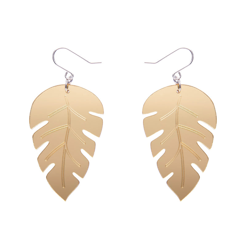 Large Leaf Essential Drop Earrings by Erstwilder
