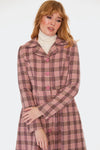 Pink Plaid Coat by Voodoo Vixen