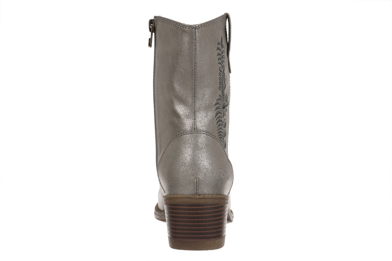 Rebel Pewter Western Boots by Blowfish